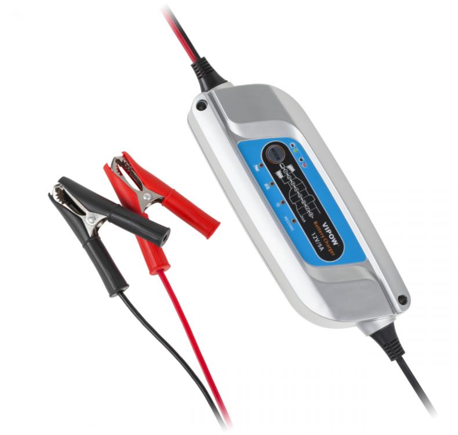 Vipow BAT1140 Ladegerät für Blei AGM Gell Batterien 12V 2-120Ah 8 Stufen Recond