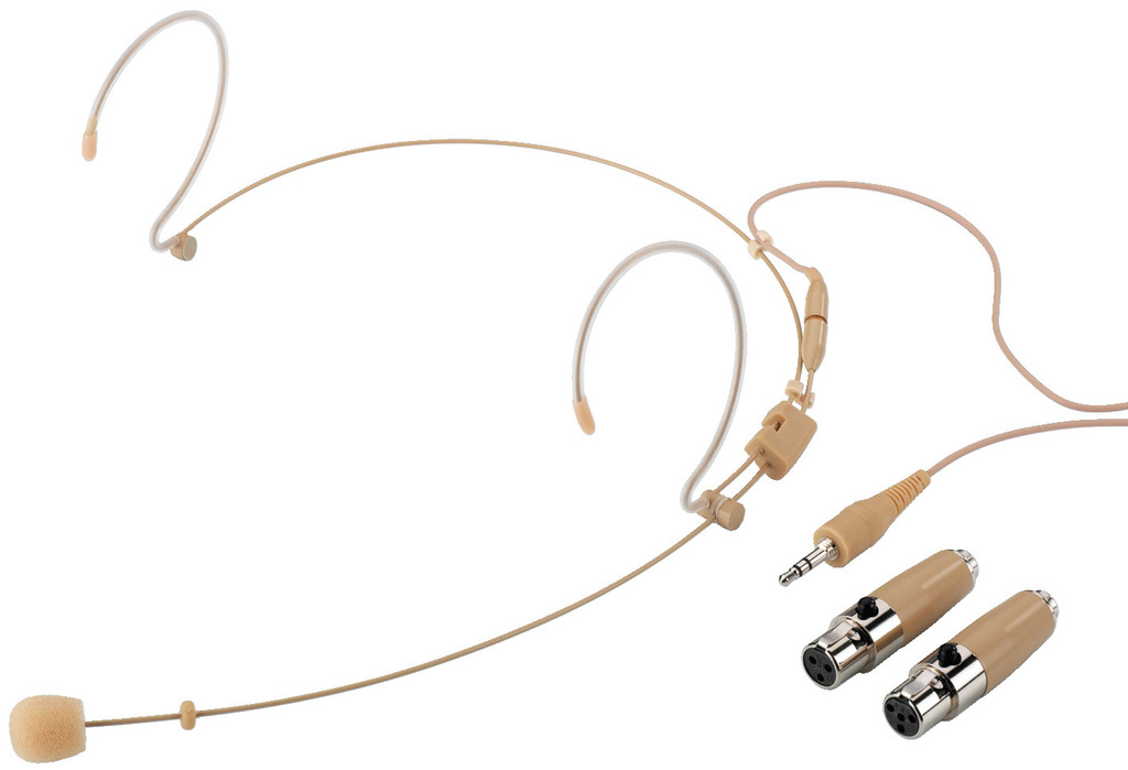MONACOR HSE-150A/SK Ultraleichtes Kopfbügelmikrofon