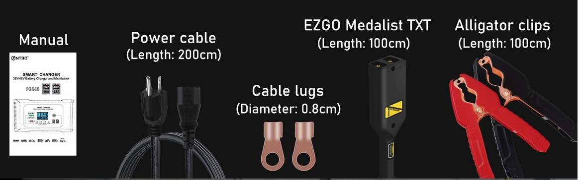 HT-RC P3648 Batterie Ladegerät 36V-18A 48V-13A Lithium LiFePO4 AGM GEL SLA Impuls Reparatur max. 650Watt