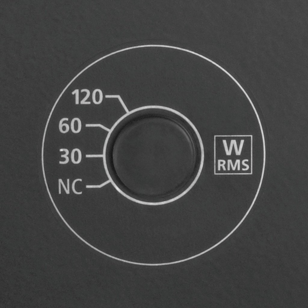 MONACOR PAB-120WP/SW Wetterfeste Hochleistungs-ELA-Lautsprecherbox,120 W